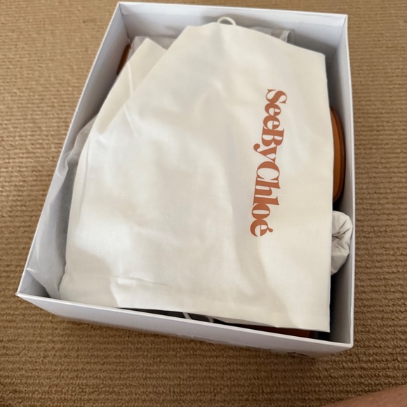 SEE BY CHLOE CILA SANDAL in SAND - NEW IN BOX - Picture 4 of 11